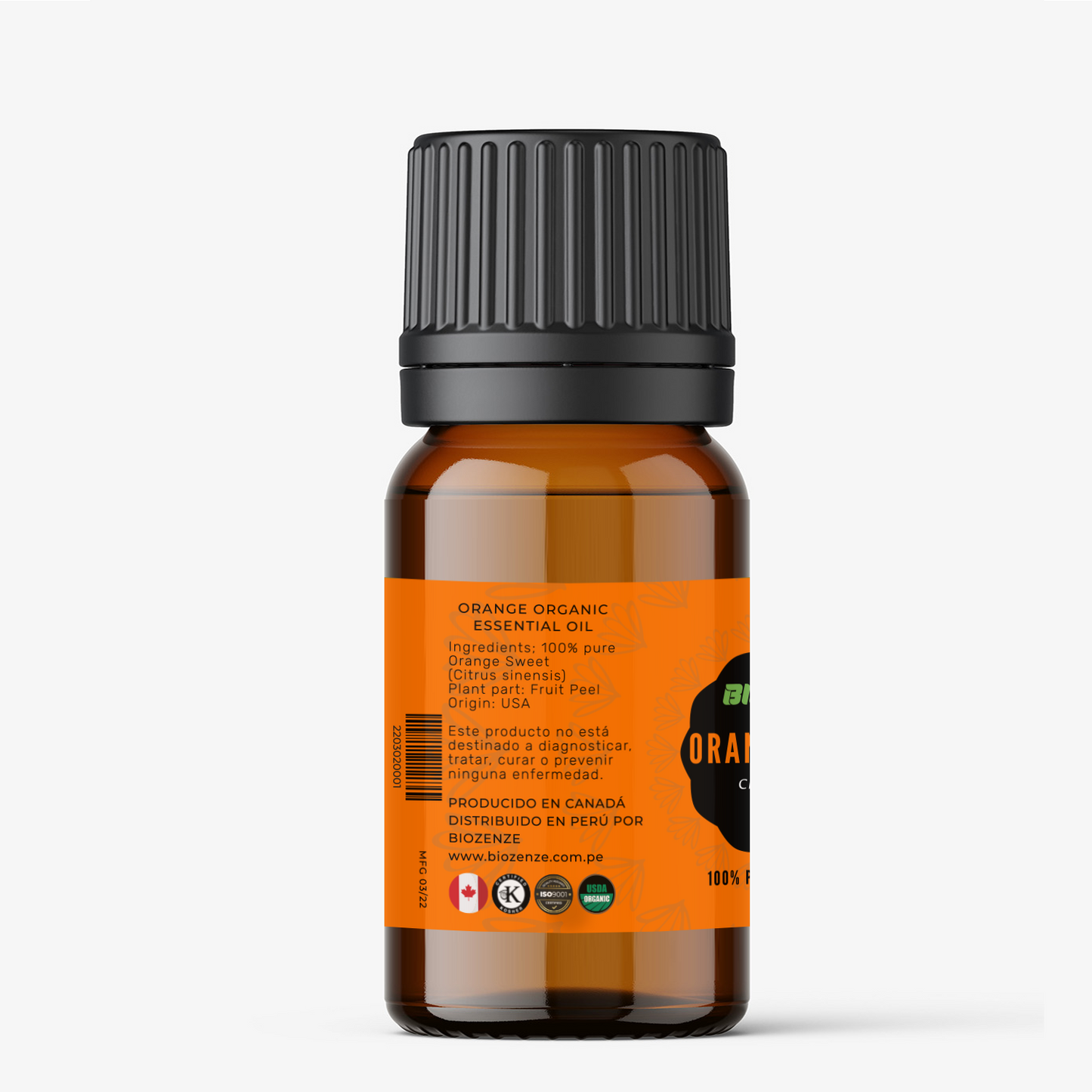 Aceite Esencial de Naranja BIOZENZE