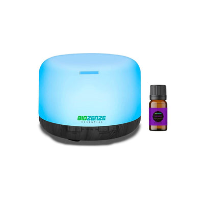 Humidificador Difusor Biozenze 818 Ultrasónico de Aceites Esenciales 7 colores