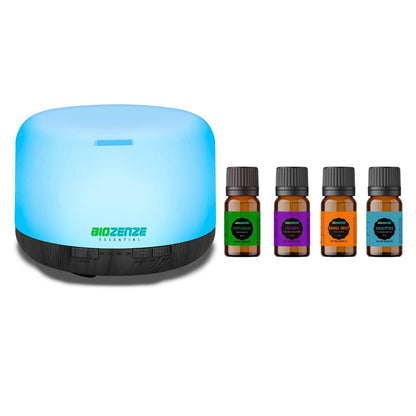 Humidificador Difusor Biozenze 818 Ultrasónico de Aceites Esenciales 7 colores