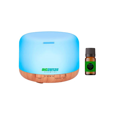 Humidificador Difusor Biozenze 818 Ultrasónico de Aceites Esenciales 7 colores