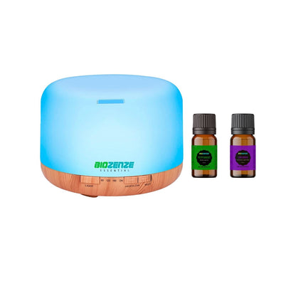 Humidificador Difusor Biozenze 818 Ultrasónico de Aceites Esenciales 7 colores