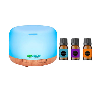 Humidificador Difusor Biozenze 818 Ultrasónico de Aceites Esenciales 7 colores