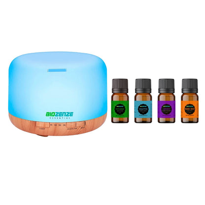 Humidificador Difusor Biozenze 818 Ultrasónico de Aceites Esenciales 7 colores