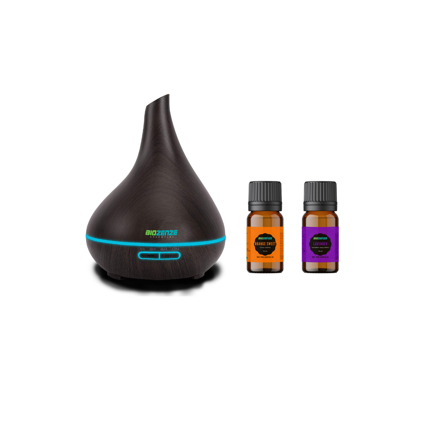 Humidificador Difusor Biozenze 907 Ultrasónico de Aceites Esenciales