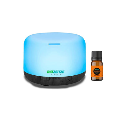 Humidificador Difusor Biozenze 818 Ultrasónico de Aceites Esenciales 7 colores