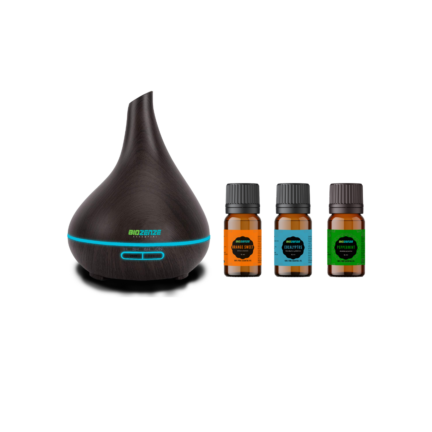 Humidificador Difusor Biozenze 907 Ultrasónico de Aceites Esenciales
